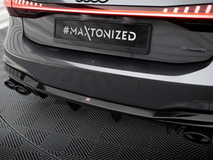 Maxton Design Rear Valance + Exhaust Ends Imitation Audi A7 S-Line C8 / S7 C8 / C8 Facelift / S7 Facelift - Wayside Performance 