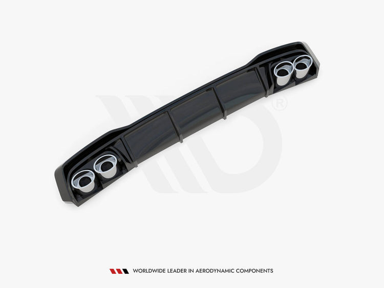 Maxton Design Rear Valance + Exhaust Ends Imitation Audi A7 S-Line C8 / S7 C8 / C8 Facelift / S7 Facelift - Wayside Performance 
