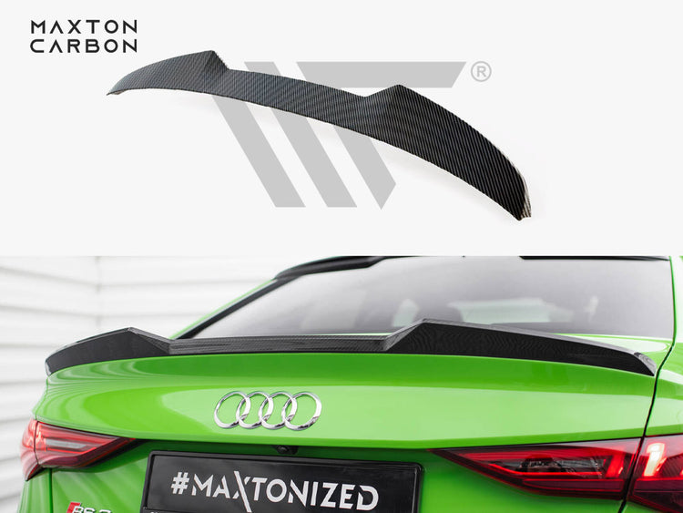 Carbon Fiber Tailgate Spoiler Audi RS3 Sedan 8Y - Wayside Performance 