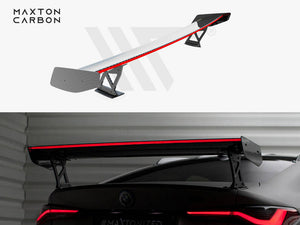 Carbon Spoiler With External Brackets Uprights + LED BMW M4 G82 / M440i G22 / 4 M-Pack G22 - Wayside Performance 