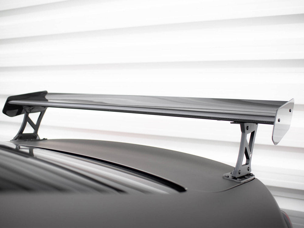 Carbon Spoiler With External Brackets Uprights + LED BMW M4 G82 / M440i G22 / 4 M-Pack G22 - Wayside Performance 