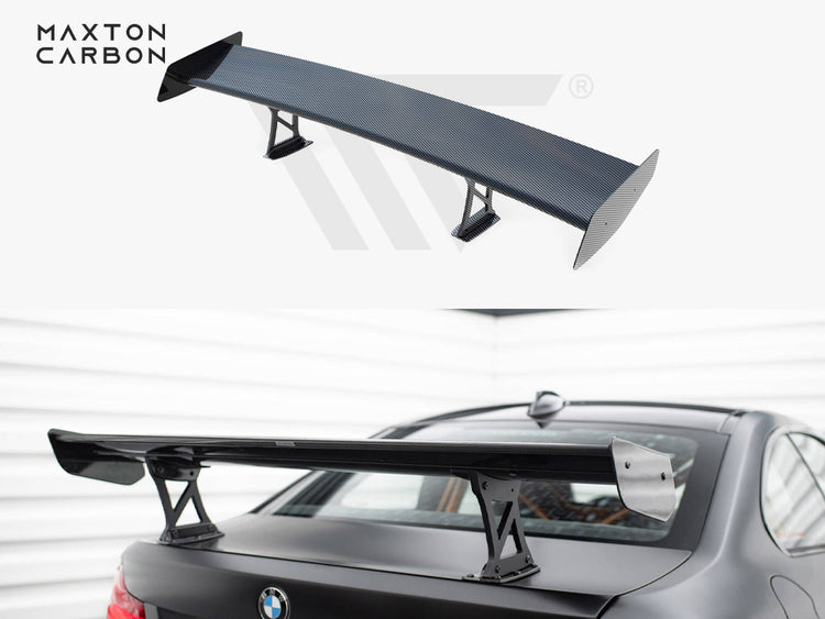 Carbon Spoiler With Internal Brackets Uprights BMW M2 F87 - Wayside Performance 