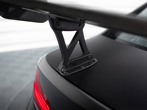 Carbon Spoiler With Internal Brackets Uprights BMW M2 F87 - Wayside Performance 