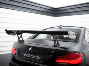 Carbon Spoiler With Internal Brackets Uprights BMW M2 F87 - Wayside Performance 