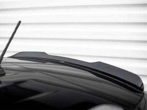 Maxton Design Spoiler CAP for Seat Arona FR Mk1, body and styling accessory, black finish, shown on vehicle.