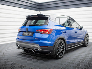 Maxton Design Spoiler CAP for Seat Arona FR Mk1, body and styling accessory, showcasing the sleek aerodynamic design and fit.