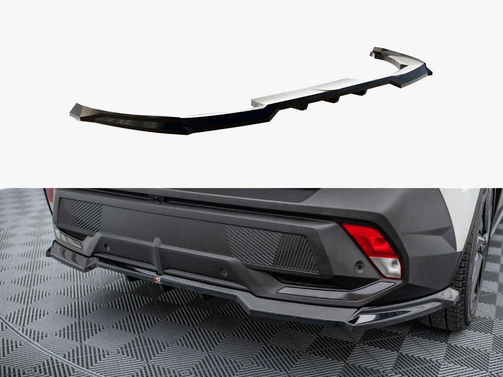 Maxton Design Rear Splitter (Vertical Bars) Peugeot 408 Mk1