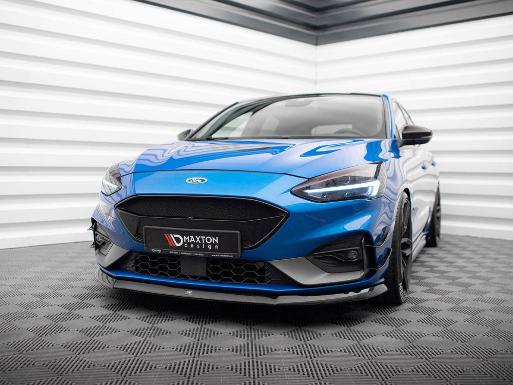 Maxton Design Front Splitter V.8 Ford Focus Mk4 St / St-line - Wayside Performance 
