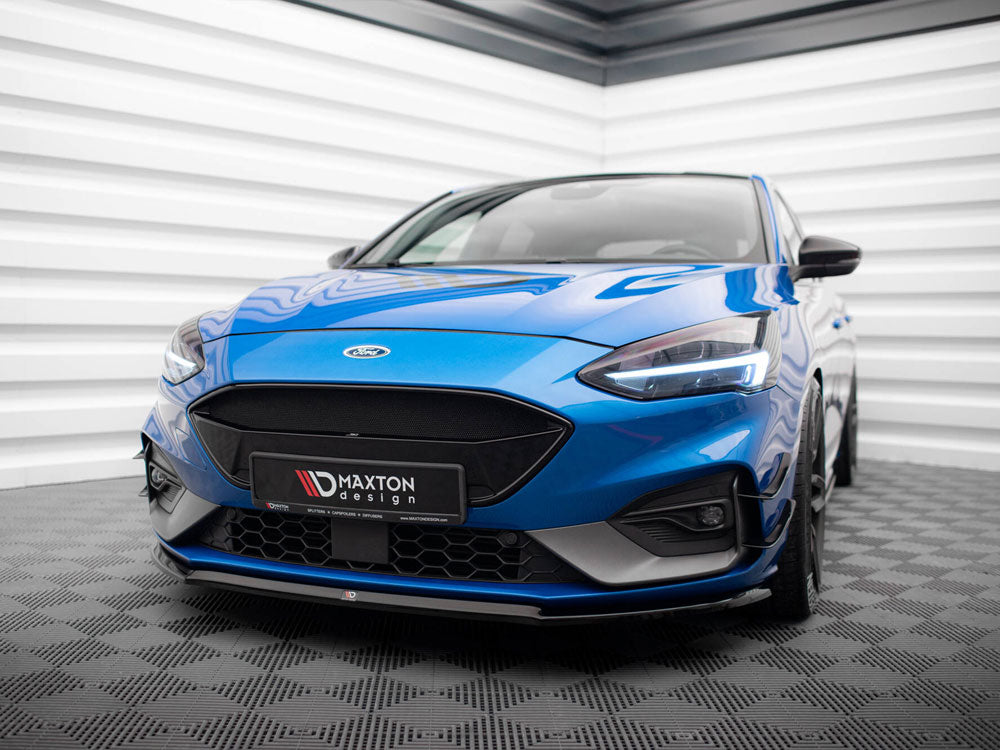 Maxton Design Front Splitter V.3 Ford Focus Mk4 St / St-line - Wayside Performance 
