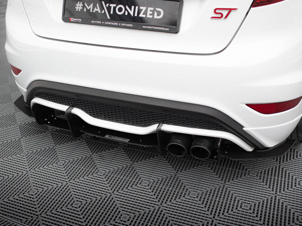 Maxton Design Rear Diffuser Ford Fiesta Mk7 St Facelift (2013-2017) - Wayside Performance 