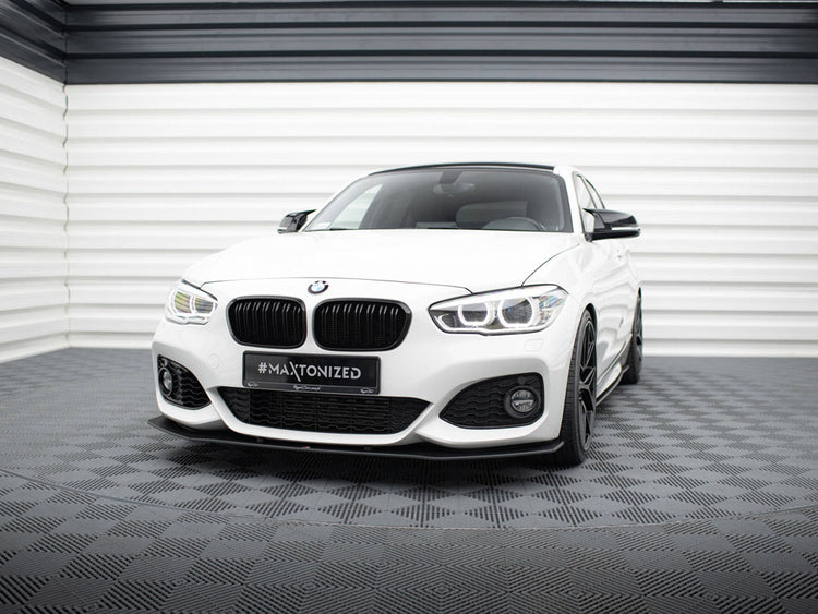 Street PRO Front Splitter V.3 + Flaps BMW 1 F20 M-Pack Facelift / M140i - Wayside Performance 