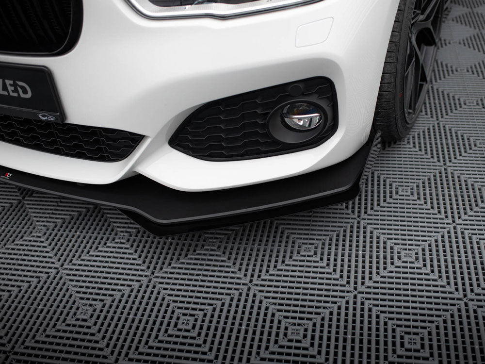 Street PRO Front Splitter V.3 + Flaps BMW 1 F20 M-Pack Facelift / M140i - Wayside Performance 