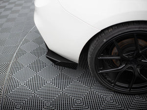 Street PRO Rear Side Splitters V.2 + Flaps BMW 1 F20 M140i - Wayside Performance 