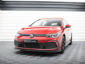 Maxton Design Front Splitter V4 Vw Golf 8 Gti / R-line (2020-) - Wayside Performance 