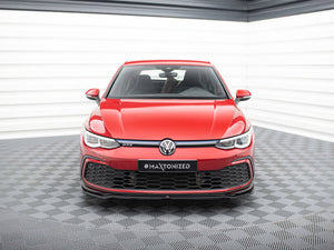 Maxton Design Front Splitter V4 Vw Golf 8 Gti / R-line (2020-) - Wayside Performance 