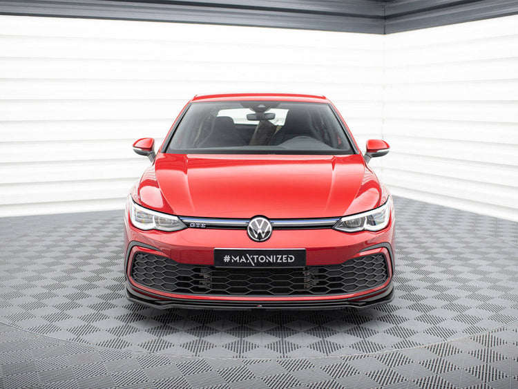 Maxton Design Front Splitter V4 Vw Golf 8 Gti / R-line (2020-) - Wayside Performance 