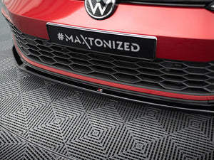 Maxton Design Front Splitter V4 Vw Golf 8 Gti / R-line (2020-) - Wayside Performance 