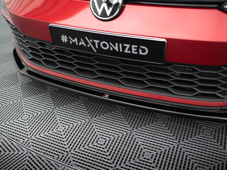 Maxton Design Front Splitter V4 Vw Golf 8 Gti / R-line (2020-) - Wayside Performance 
