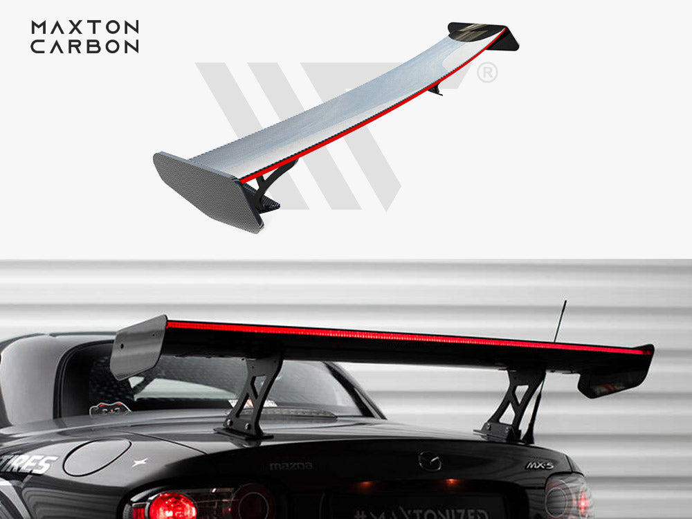 Carbon Spoiler + LED Mazda MX5 Hardtop NC (Mk3) - Wayside Performance 