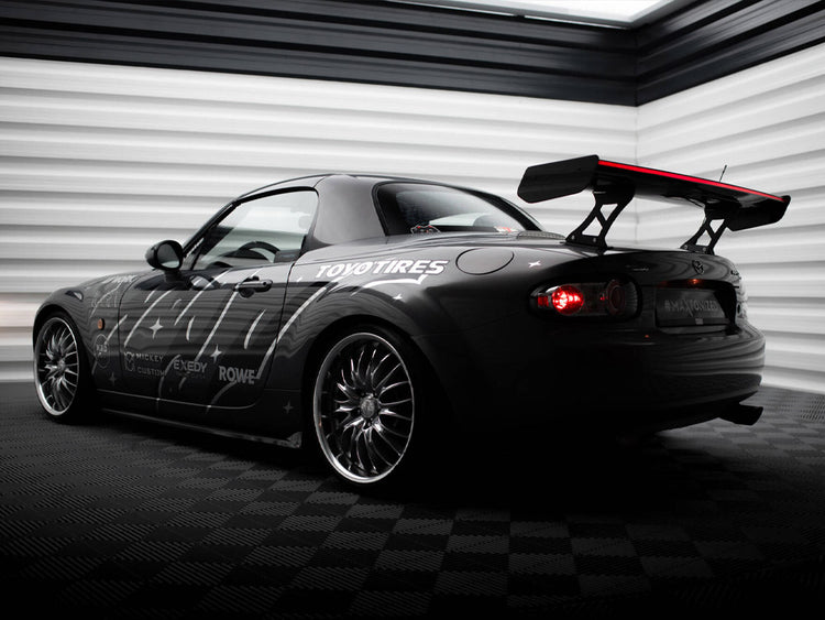 Carbon Spoiler + LED Mazda MX5 Hardtop NC (Mk3) - Wayside Performance 