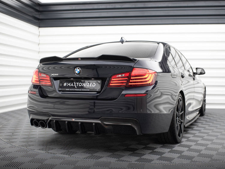Maxton Design Rear Valance V.2 BMW 5 M-Pack F10 / F11 (Version with double exhaust on one side) - Wayside Performance 