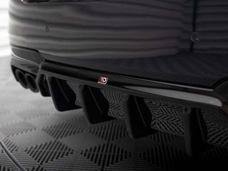 Maxton Design Rear Valance V.2 BMW 5 M-Pack F10 / F11 (Version with double exhaust on one side) - Wayside Performance 