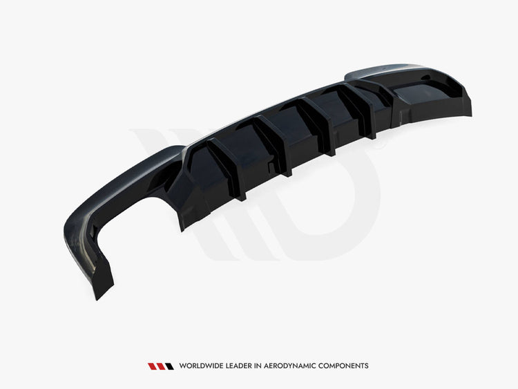 Maxton Design Rear Valance V.2 BMW 5 M-Pack F10 / F11 (Version with double exhaust on one side) - Wayside Performance 