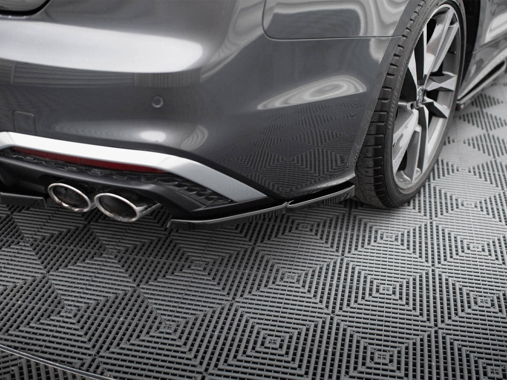 Maxton Design rear side splitters for Audi S5 Sportback and Coupe F5 Facelift, made of high-quality body and styling material.