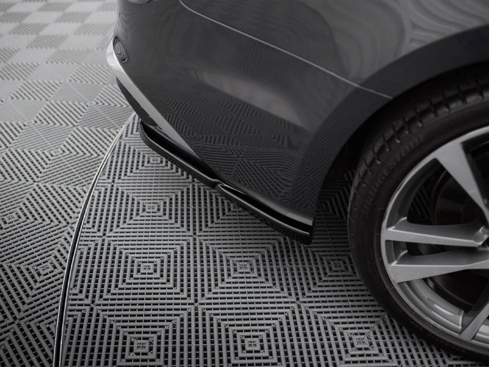 Maxton Design rear side splitters for Audi S5 Sportback and Coupe F5 Facelift, stylish body and styling enhancement.