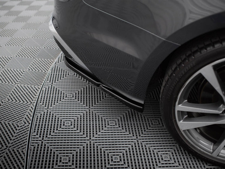 Maxton Design rear side splitters for Audi S5 Sportback and Coupe F5 Facelift, stylish body and styling enhancement.