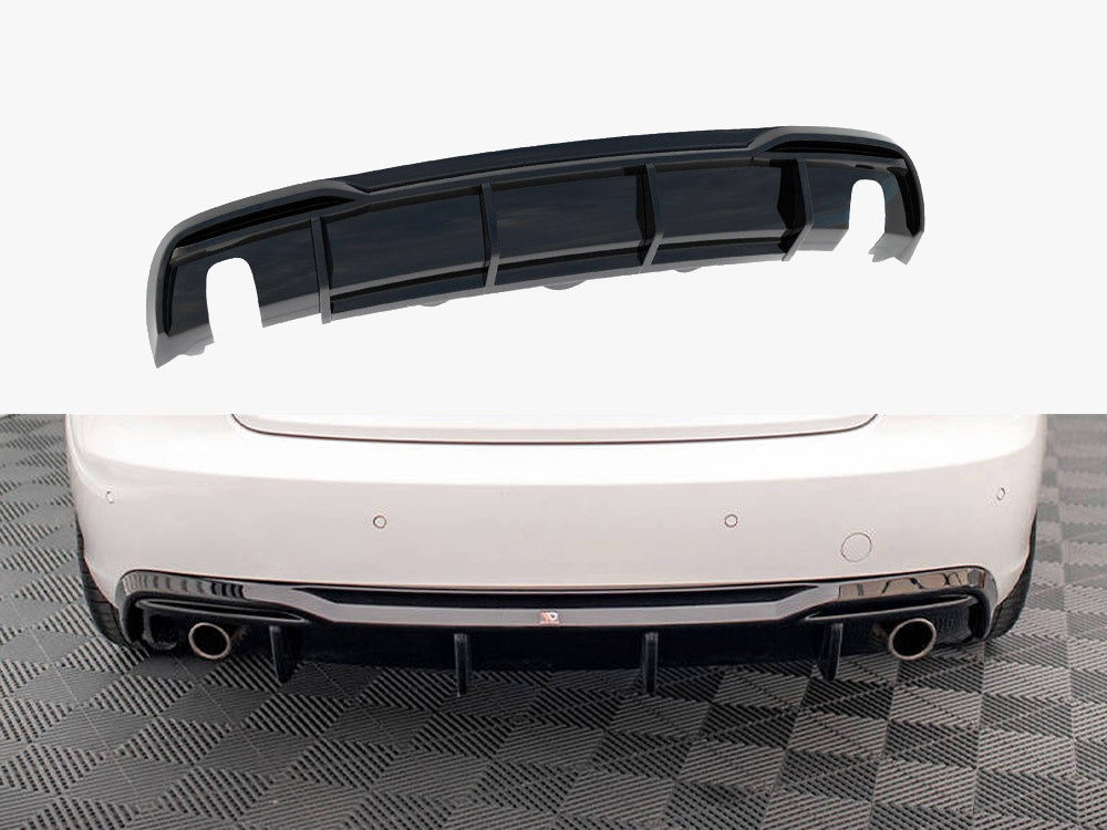 Maxton Design Rear Valance Audi A5 8t Facelift (Version With Single Exhausts On Both Sides) - Wayside Performance 