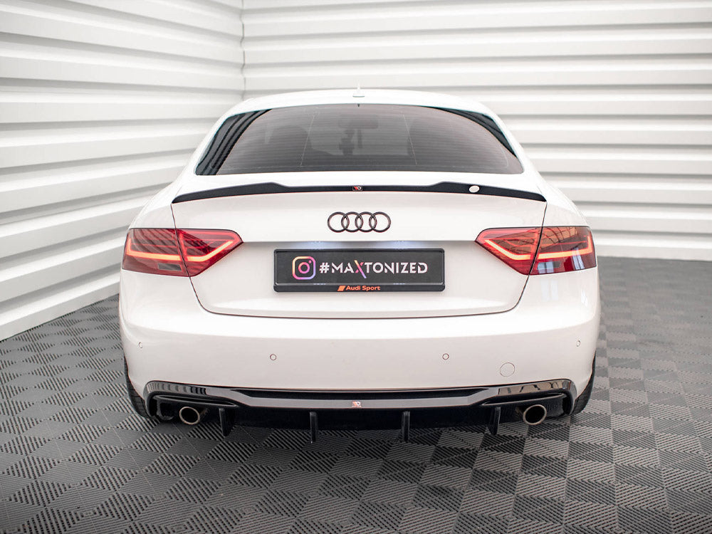 Maxton Design Rear Valance Audi A5 8t Facelift (Version With Single Exhausts On Both Sides) - Wayside Performance 