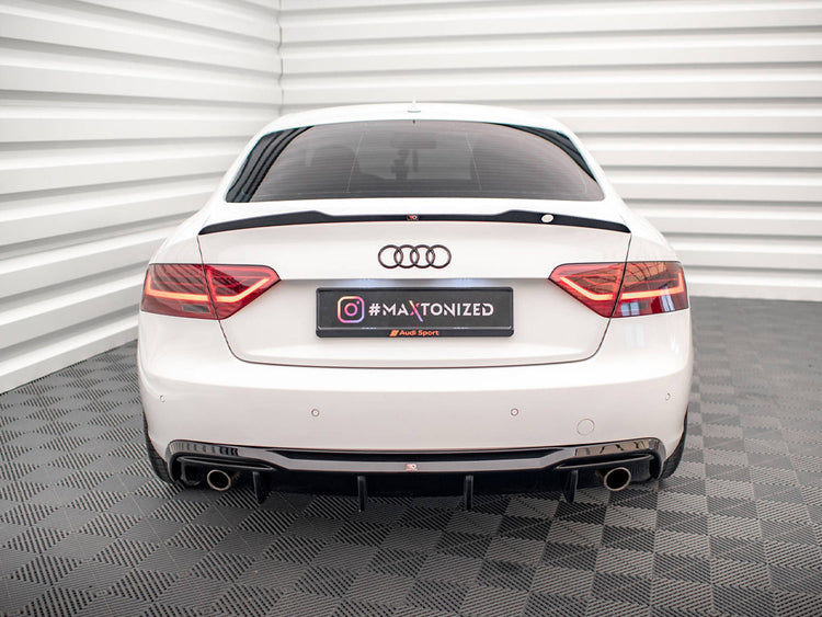 Maxton Design Rear Valance Audi A5 8t Facelift (Version With Single Exhausts On Both Sides) - Wayside Performance 