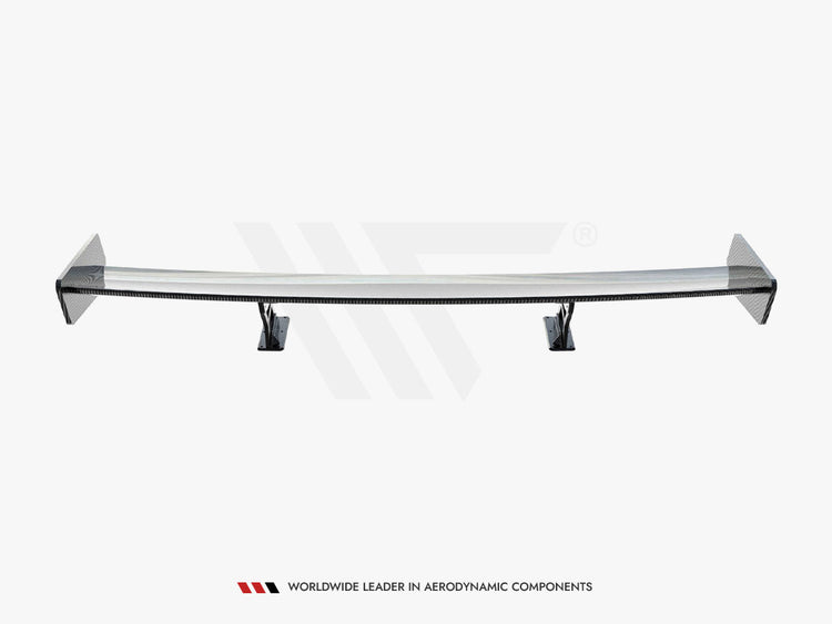 Carbon Spoiler With Internal Brackets Uprights BMW 3 Coupe E46 - Wayside Performance 