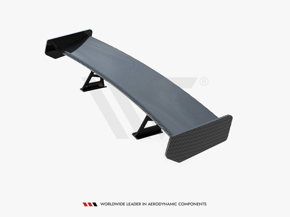 Carbon Spoiler With Internal Brackets Uprights BMW 3 Coupe E46 - Wayside Performance 