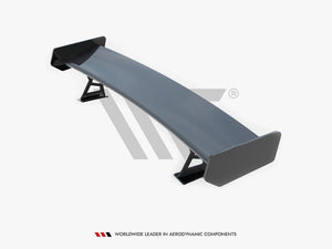 Carbon Spoiler With External Brackets Uprights + LED BMW 3 Coupe E46 - Wayside Performance 