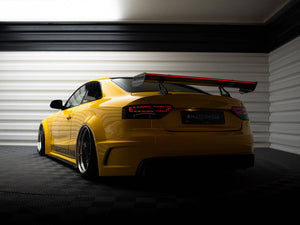 Carbon Spoiler With Upper Swan Mounting + LED Audi A5 Coupe 8T - Wayside Performance 