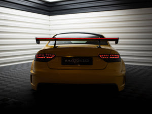 Carbon Spoiler With Upper Swan Mounting + LED Audi A5 Coupe 8T - Wayside Performance 