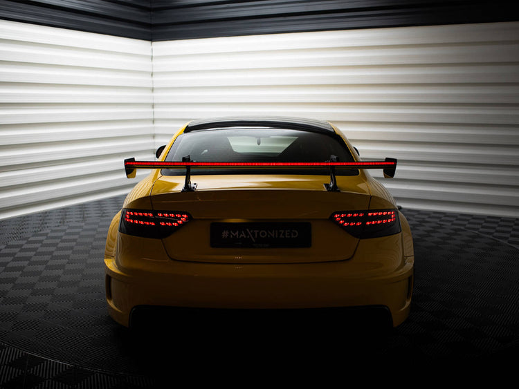 Carbon Spoiler With Upper Swan Mounting + LED Audi A5 Coupe 8T - Wayside Performance 