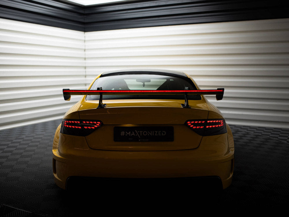 Carbon Spoiler With Upper Swan Mounting + LED Audi A5 Coupe 8T - Wayside Performance 