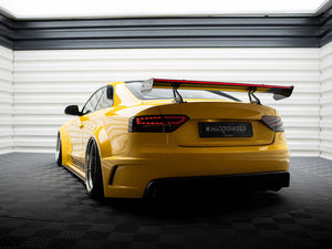 Carbon Spoiler With Upper Swan Mounting + LED Audi A5 Coupe 8T - Wayside Performance 