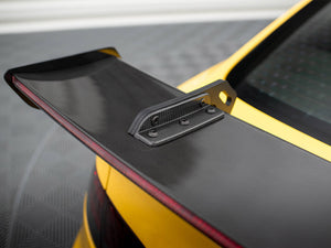 Carbon Spoiler With Upper Swan Mounting + LED Audi A5 Coupe 8T - Wayside Performance 