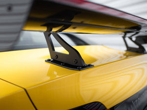 Carbon Spoiler With Upper Swan Mounting + LED Audi A5 Coupe 8T - Wayside Performance 