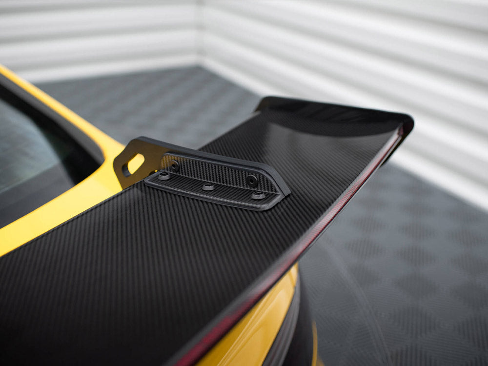 Carbon Spoiler With Upper Swan Mounting + LED Audi A5 Coupe 8T - Wayside Performance 
