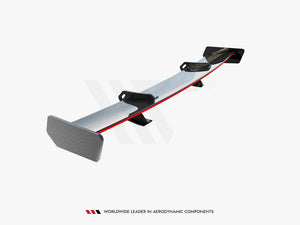 Carbon Spoiler With Upper Swan Mounting + LED Audi A5 Coupe 8T - Wayside Performance 