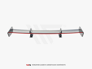 Carbon Spoiler With Upper Swan Mounting + LED Audi A5 Coupe 8T - Wayside Performance 