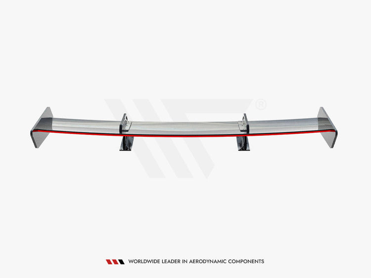 Carbon Spoiler With Upper Swan Mounting + LED Audi A5 Coupe 8T - Wayside Performance 
