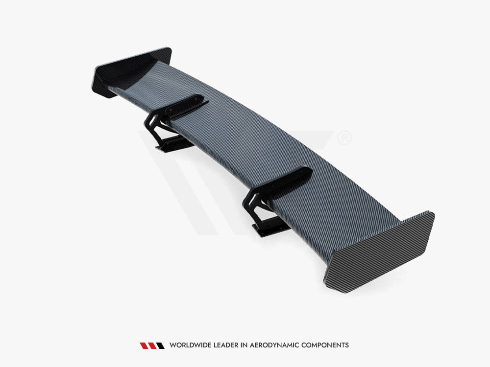 Carbon Spoiler With Upper Swan Mounting + LED Audi A5 Coupe 8T - Wayside Performance 