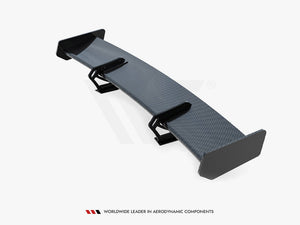 Carbon Spoiler With Upper Swan Mounting + LED Audi A5 Coupe 8T - Wayside Performance 