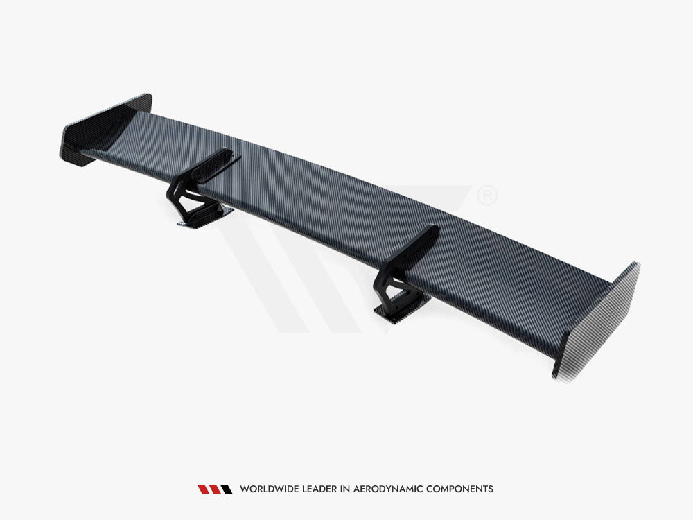 Carbon Spoiler With Upper Swan Mounting + LED Audi A5 Coupe 8T - Wayside Performance 